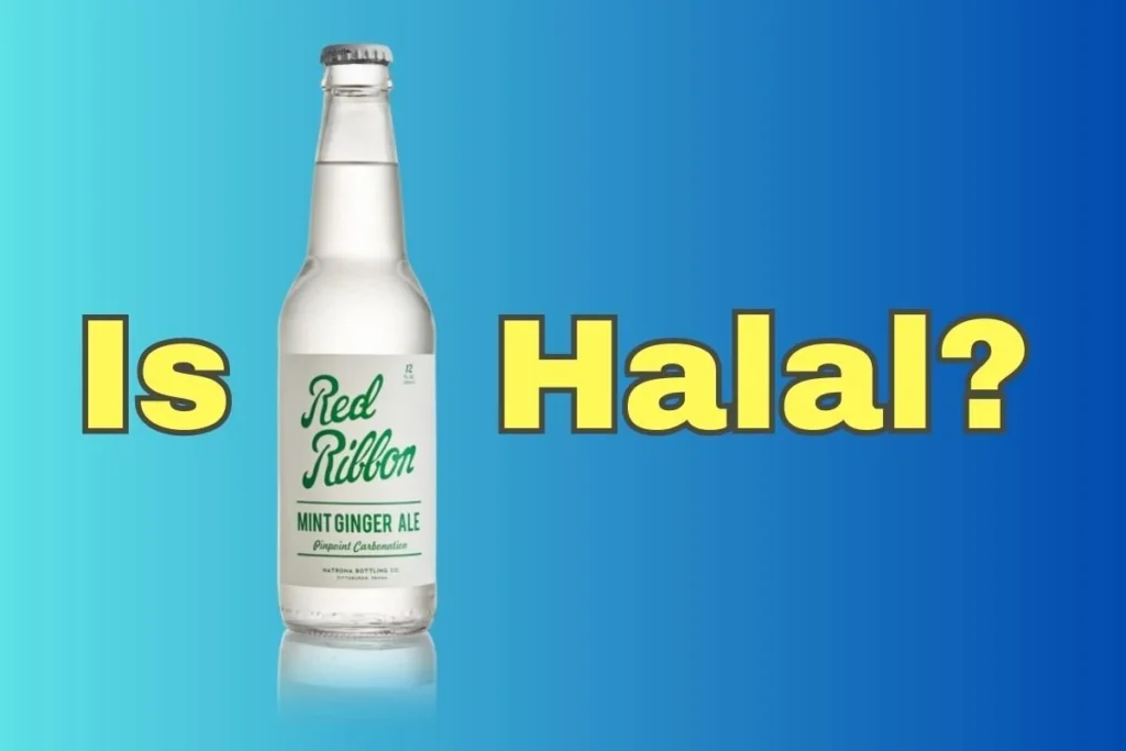 en vedette - le soda au gingembre et à la menthe ruban rouge est-il halal