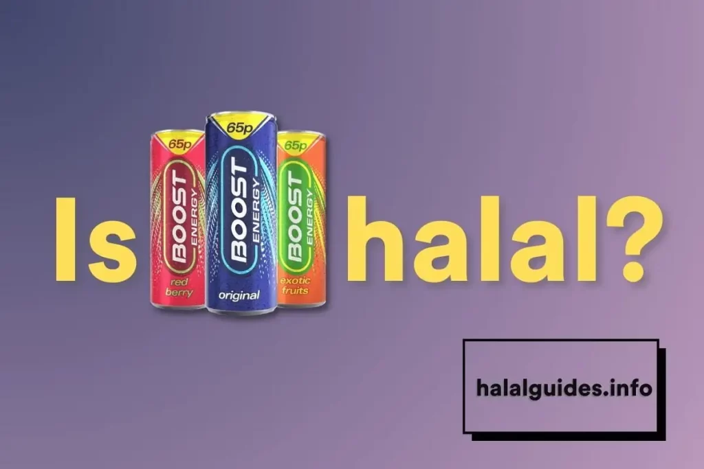 aanbevolen - Is Boost Energy Drink Halal