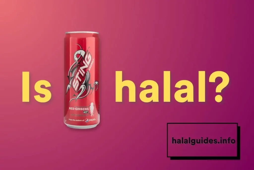 vorgestellt - Ist Sting Energy Drink Halal?