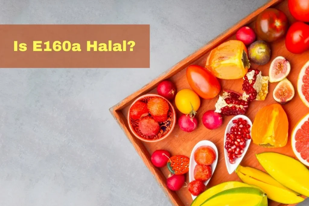 aanbevolen - Is E160a halal of haram?