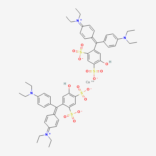 e131 patentblauwe V chemische structuur