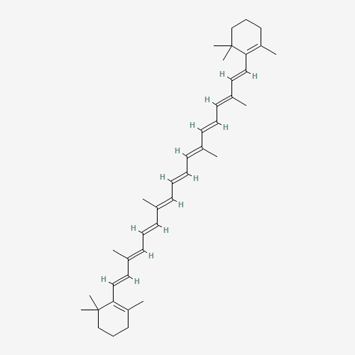 structure chimique du bêtacarotène e160a
