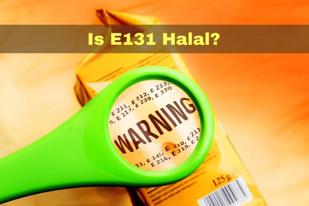 en vedette - est-ce que l'e131 est halal ou haram